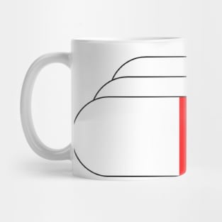 Medicine Pill Tablet Icon Overlap Logo Mug